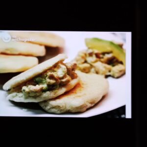 Venezuelan Arepa the princess stuffed with chicken and 🥑 avocado