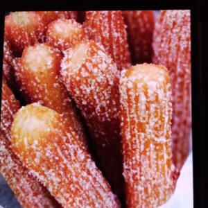 Churros with sugar